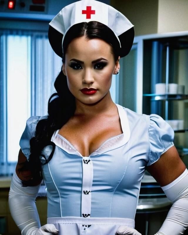 Demi Lovato as nurse AI