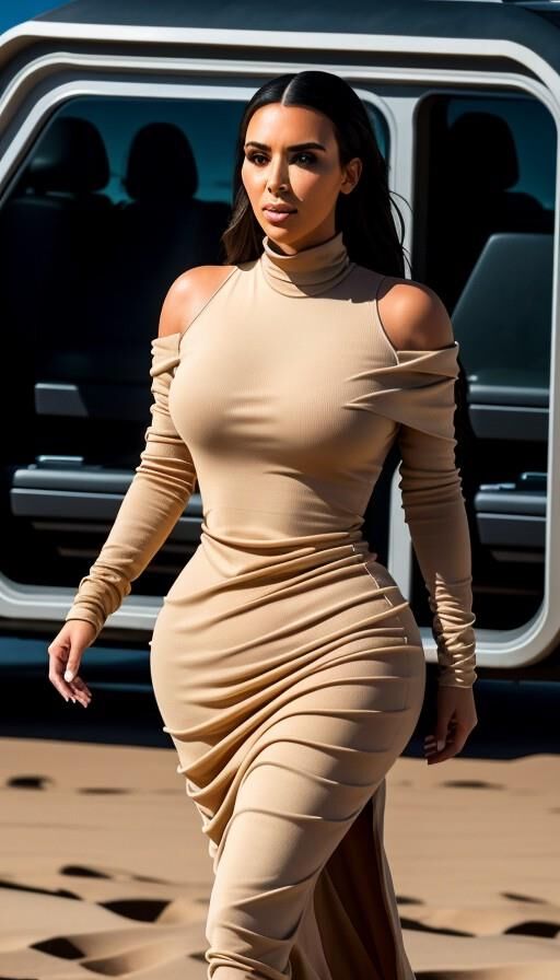 Personagem de duna de Kim Kardashian AI