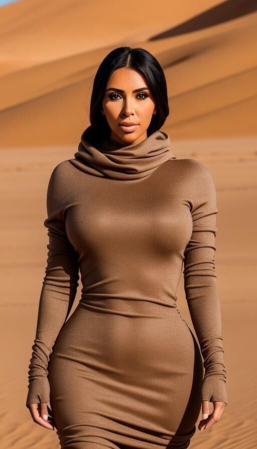 Personagem de duna de Kim Kardashian AI