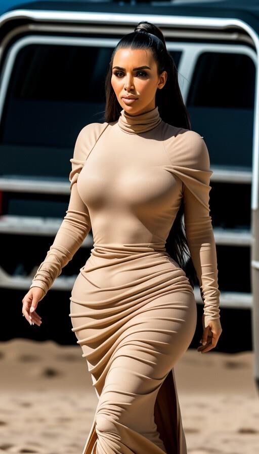 Personagem de duna de Kim Kardashian AI