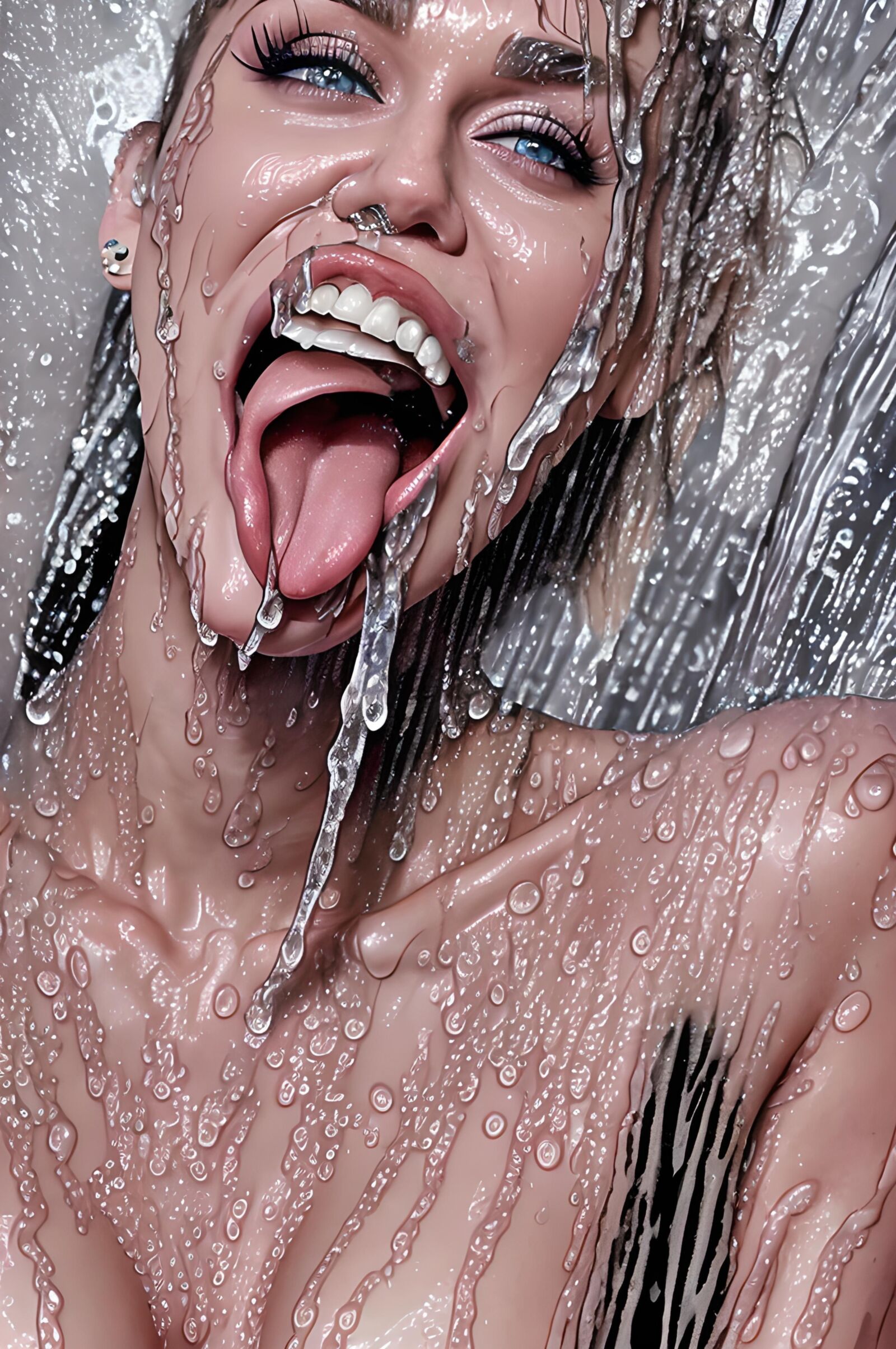 Miley Ray Cyrus Wet And Wild 