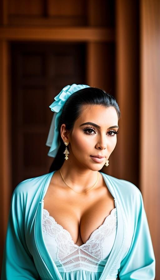 Kim Kardashian como señorita AI