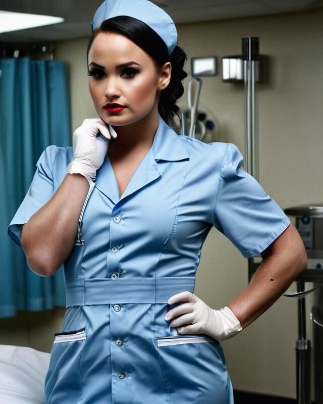 Demi Lovato as nurse AI