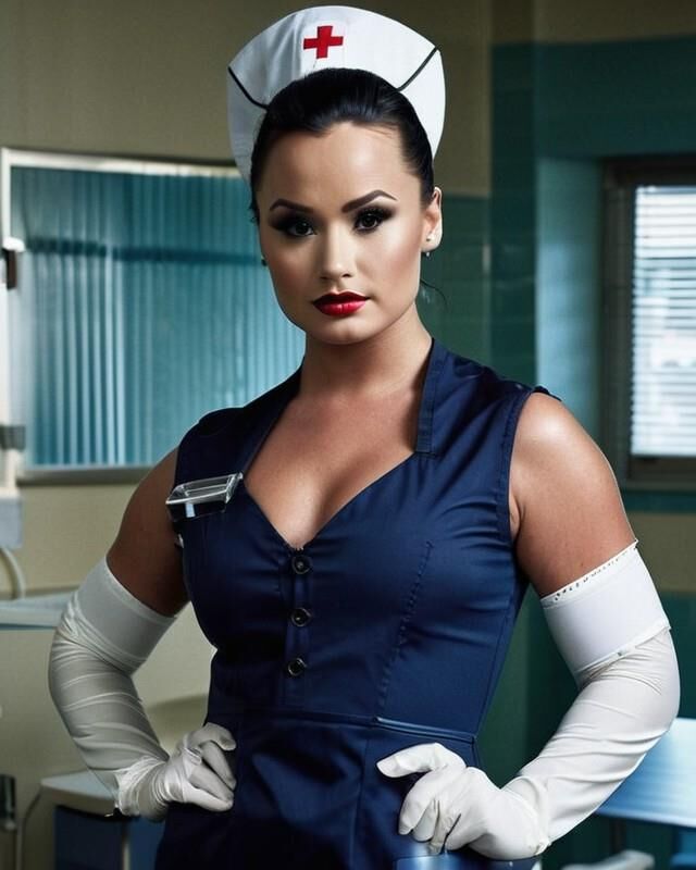 Demi Lovato as nurse AI