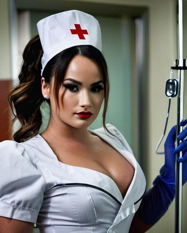 Demi Lovato as nurse AI