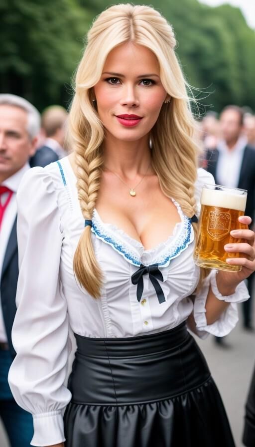 Claudia Schiffer oktoberfest AI