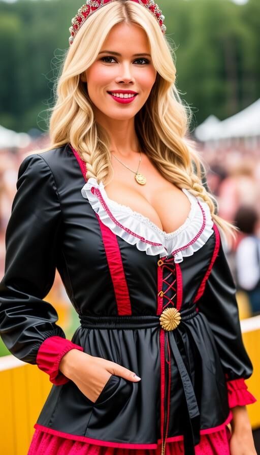 Claudia Schiffer oktoberfest AI