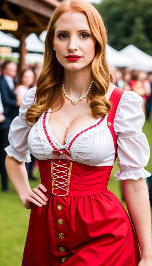 IA da oktoberfest de Jessica Chastain