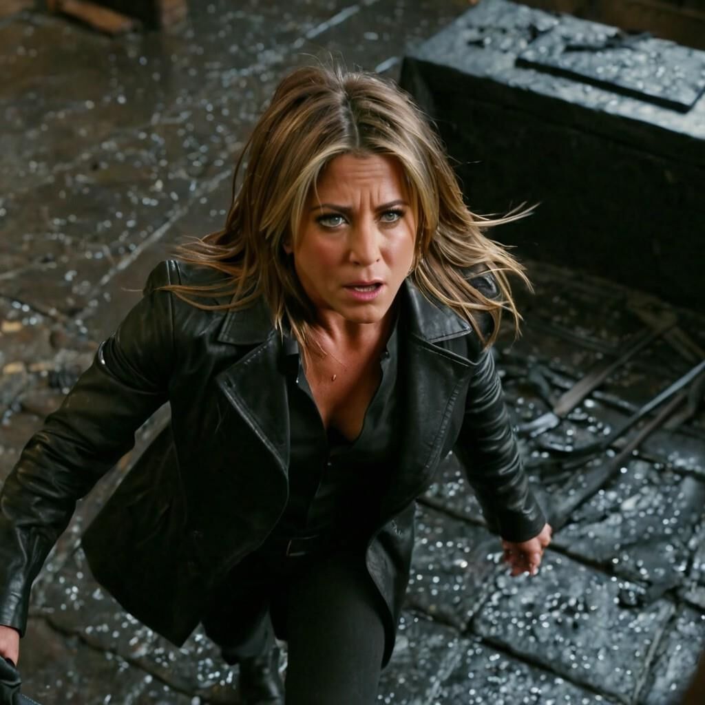 A.I. Jennifer Aniston in Leather Nightmare