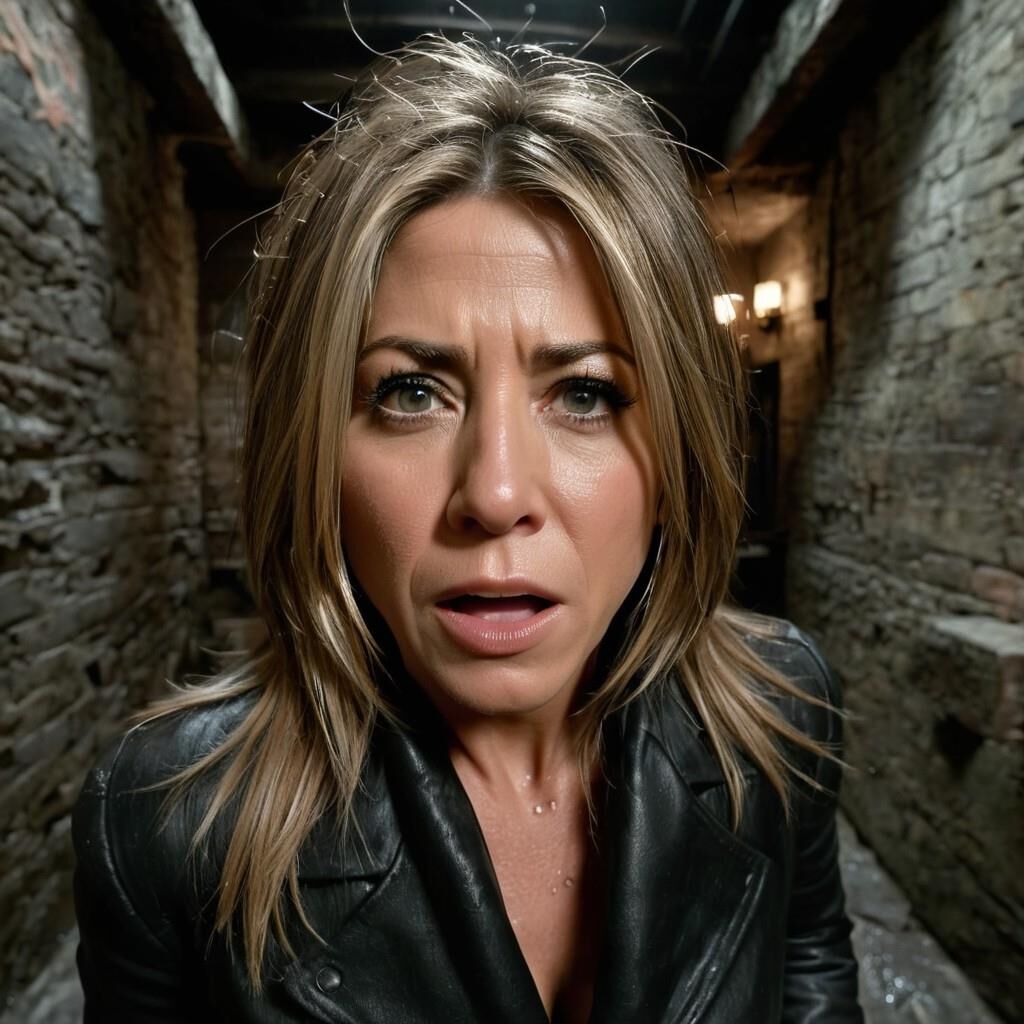 A.I. Jennifer Aniston in Leather Nightmare