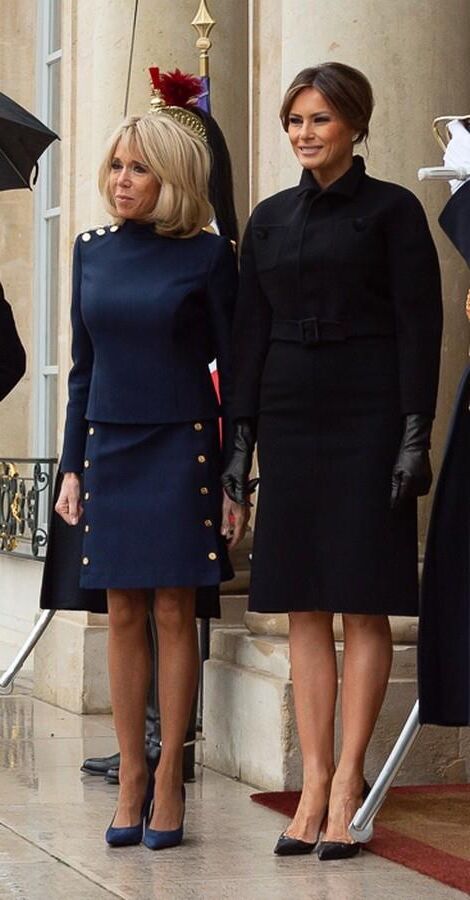 GILF Meia-calça política Brigitte Macron (França)