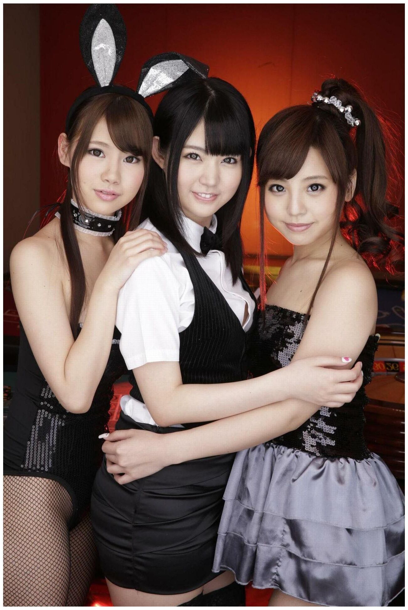 Maya Hashimoto x Nana Ayano x Minami Shiraishi Yarisugi Cat's Ey