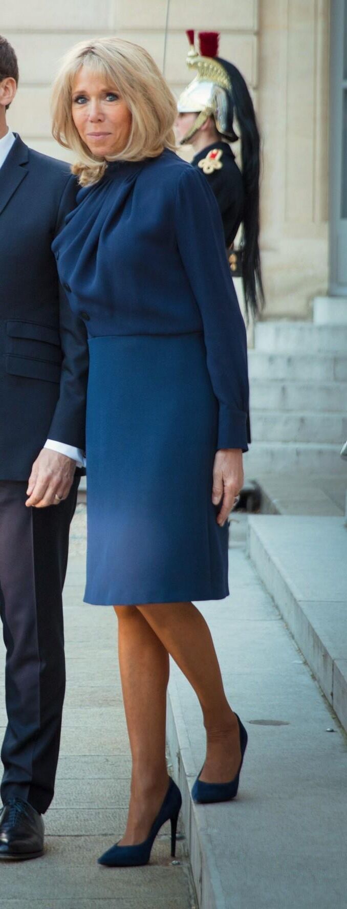 GILF Meia-calça política Brigitte Macron (França)