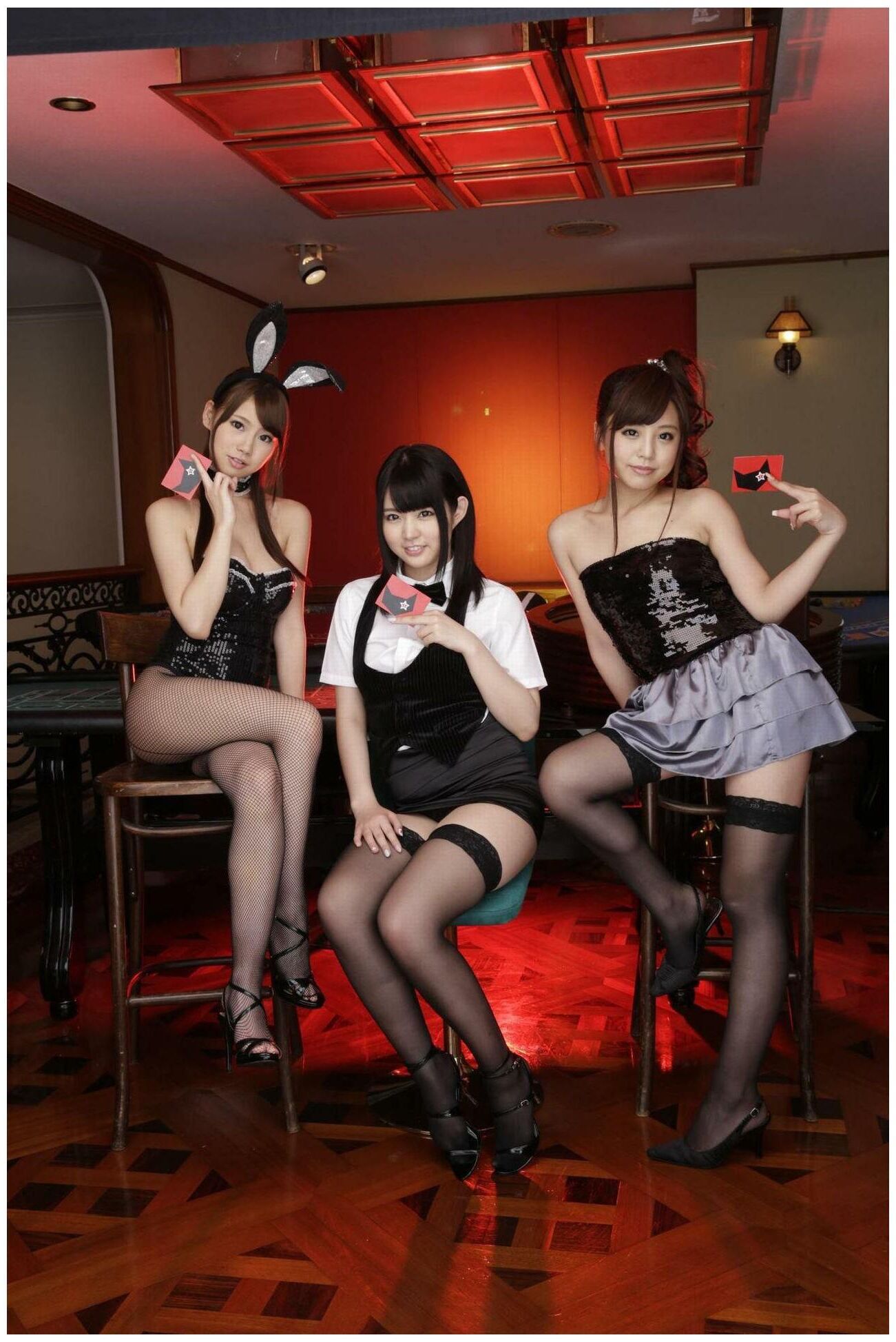 Maya Hashimoto x Nana Ayano x Minami Shiraishi Yarisugi Cat's Ey