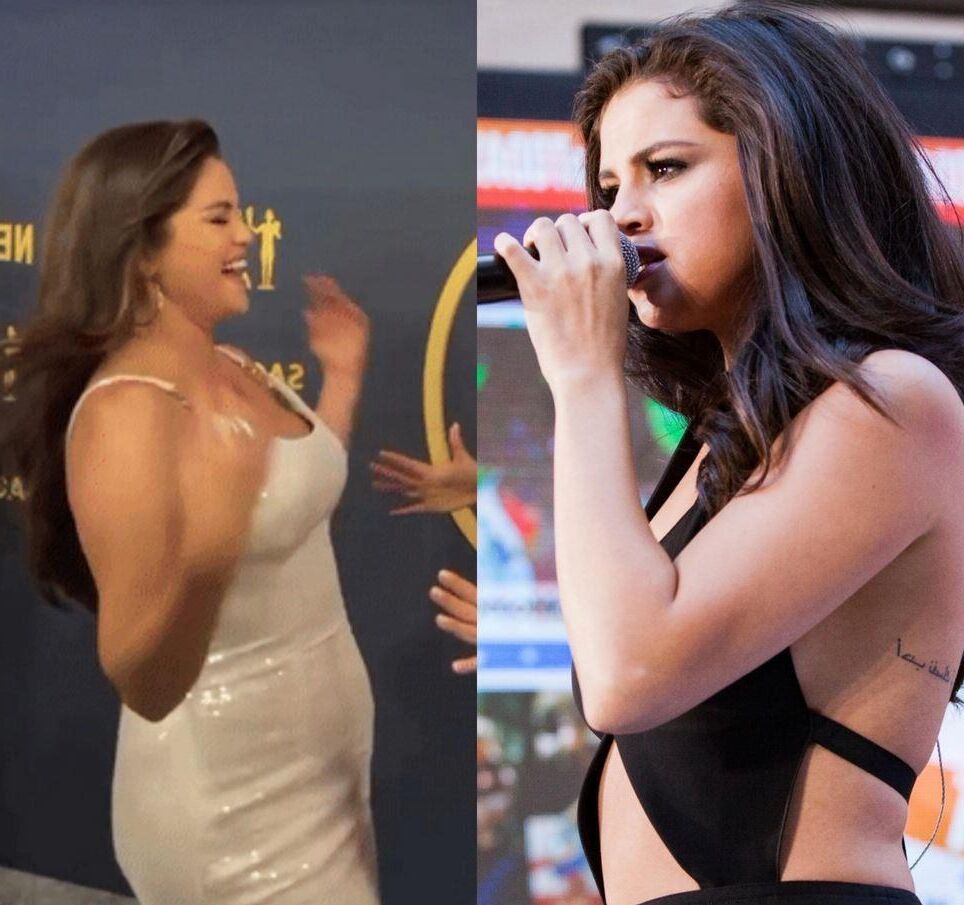 Selena Gomez fit to fat