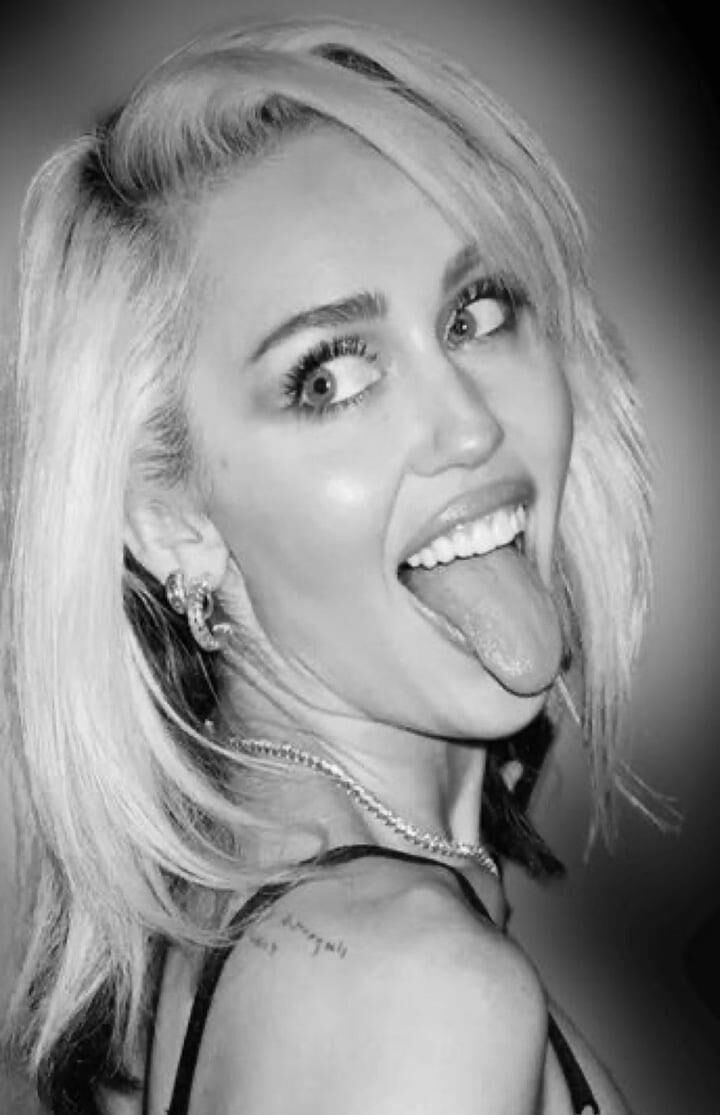 Miley Cyrus Tongue