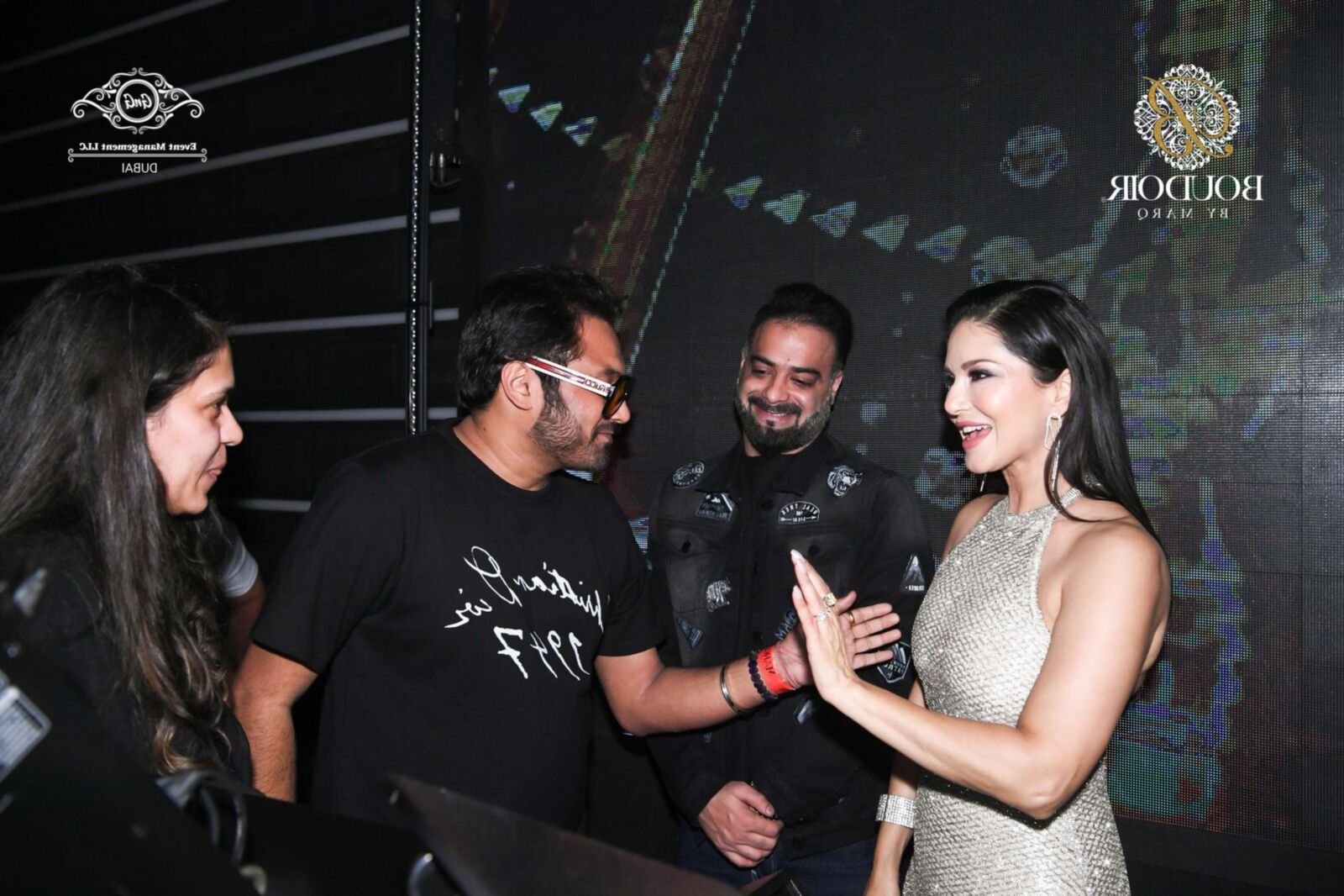 Sunny Leone no Boudoir by Marq em Dubai dezembro