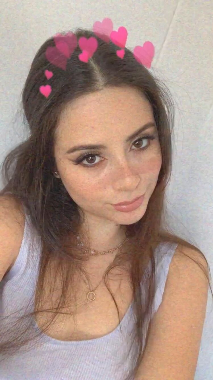 Beautiful influencer is a slut and shows her boobs