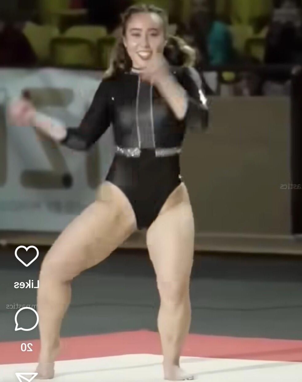 Katelyn Ohashi et son beau gros cul.