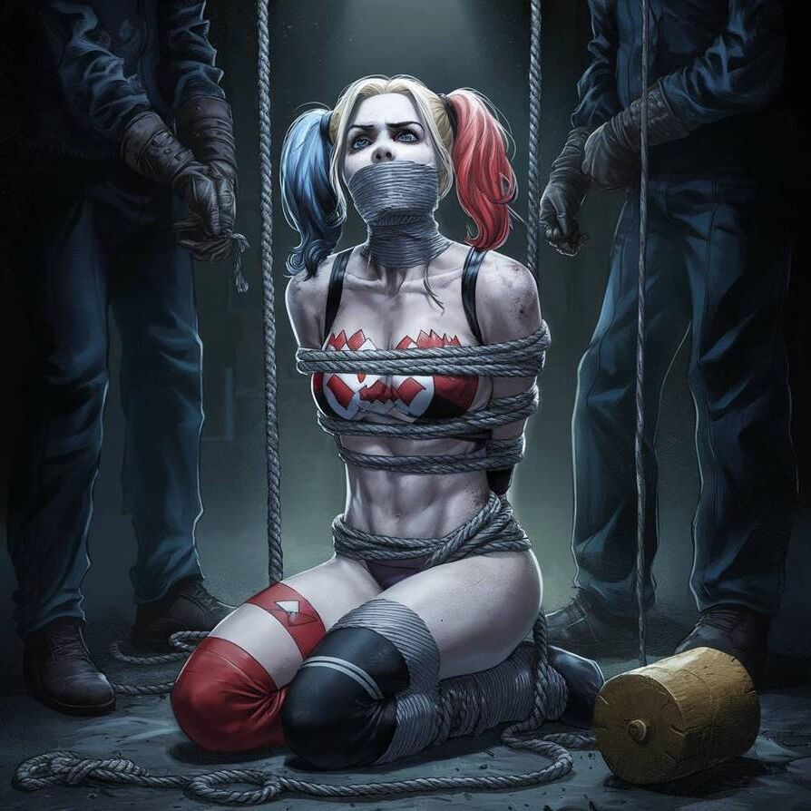 Harley Quinn in Not Bereit zum Ficken