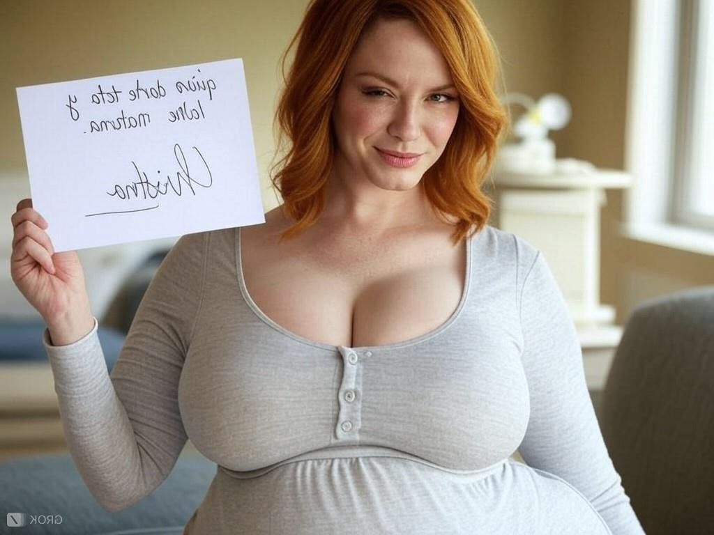 Christina hendricks grok ai leche milk mensagem atriz peituda