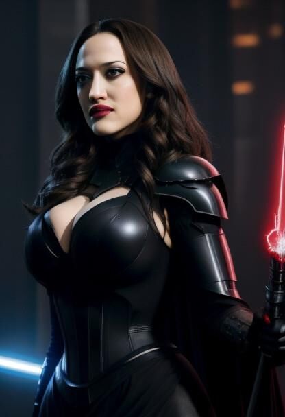 Kat dennings darth sith star wars ai busty actress