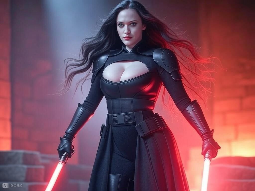 Kat dennings darth sith star wars ai busty actress