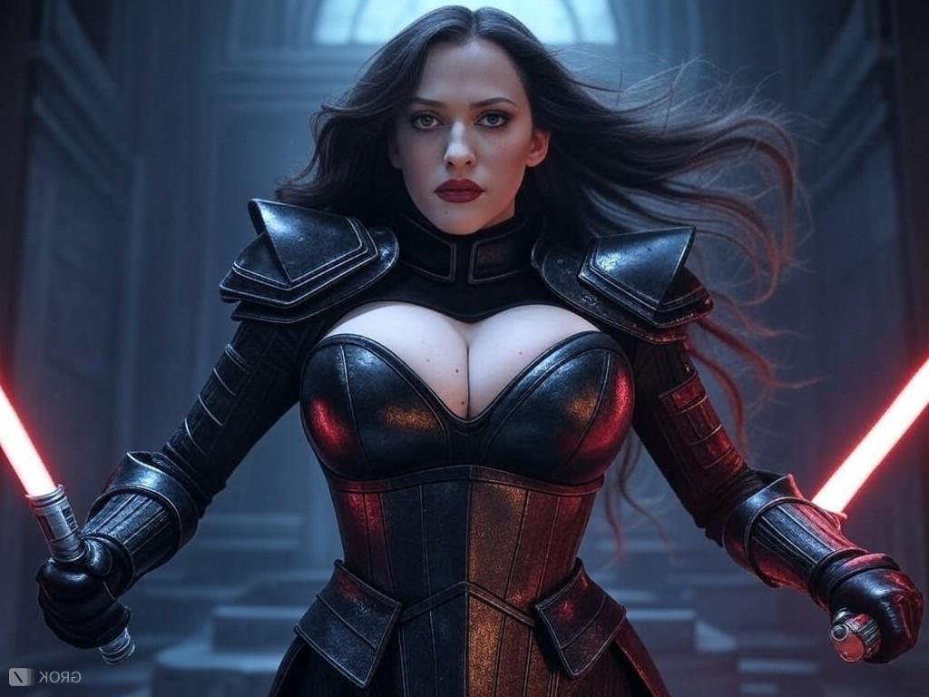 Kat dennings darth sith star wars ai busty actress