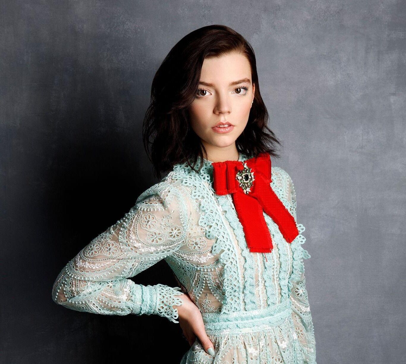 Anya Taylor Joy Red Bow