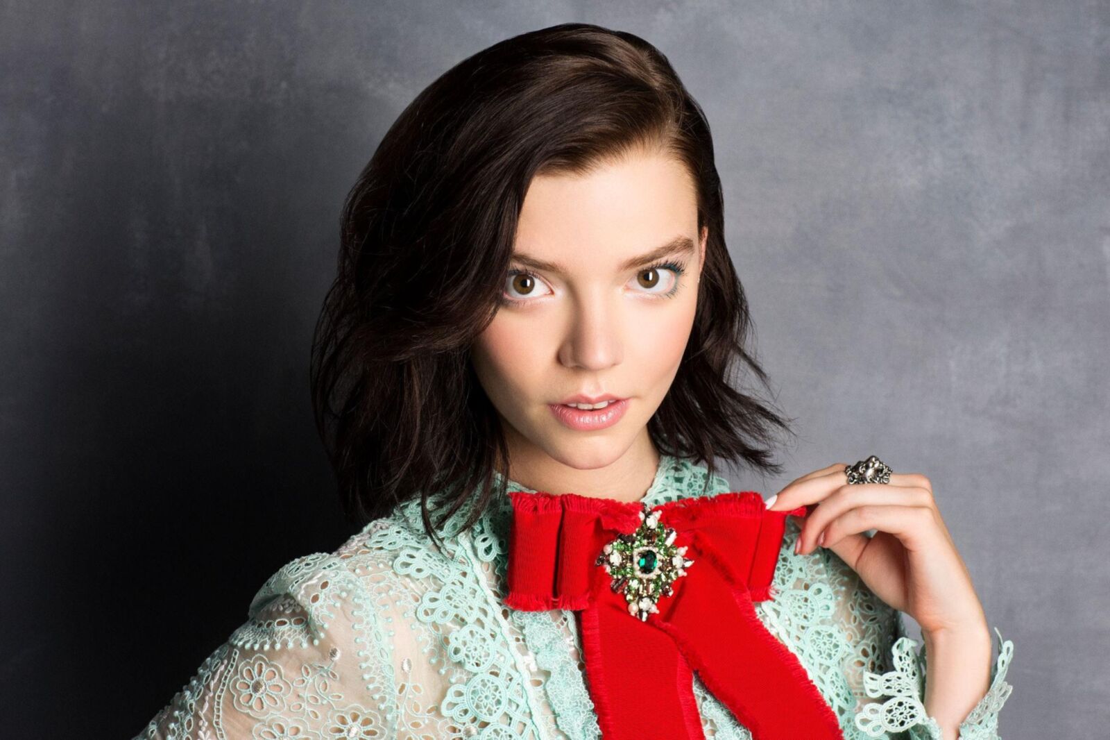 Anya Taylor Joy Red Bow