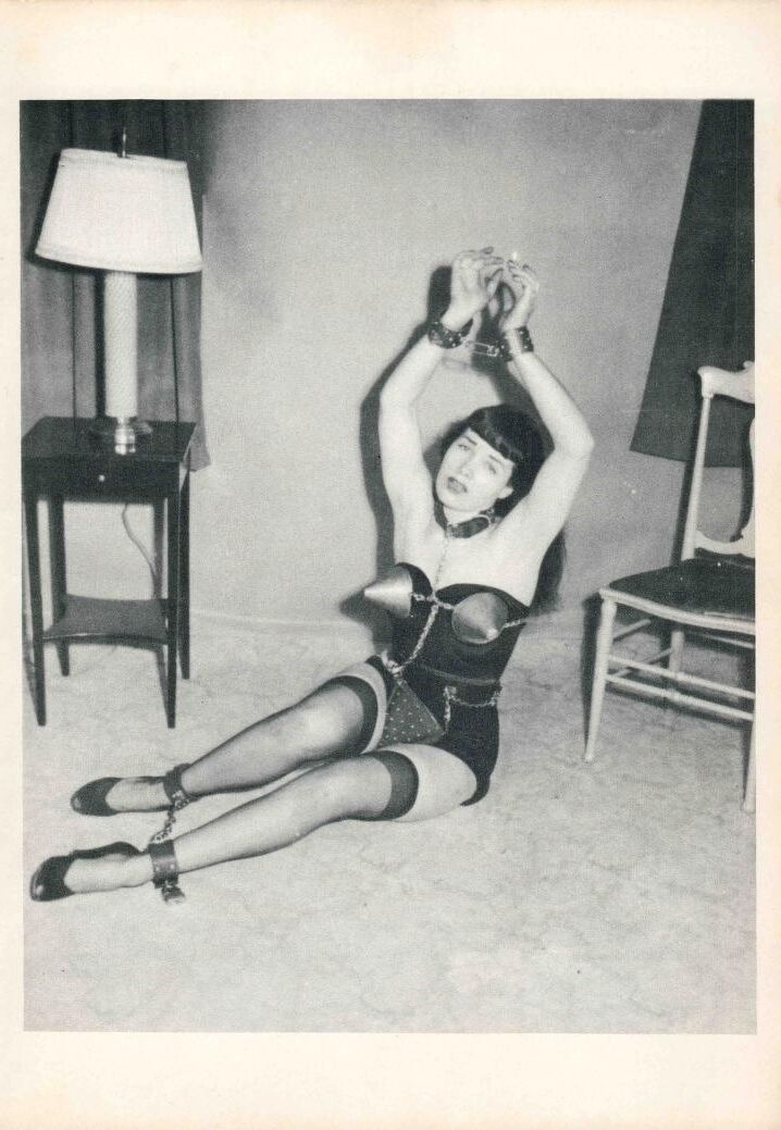 Vintage Bettie Page Bondage