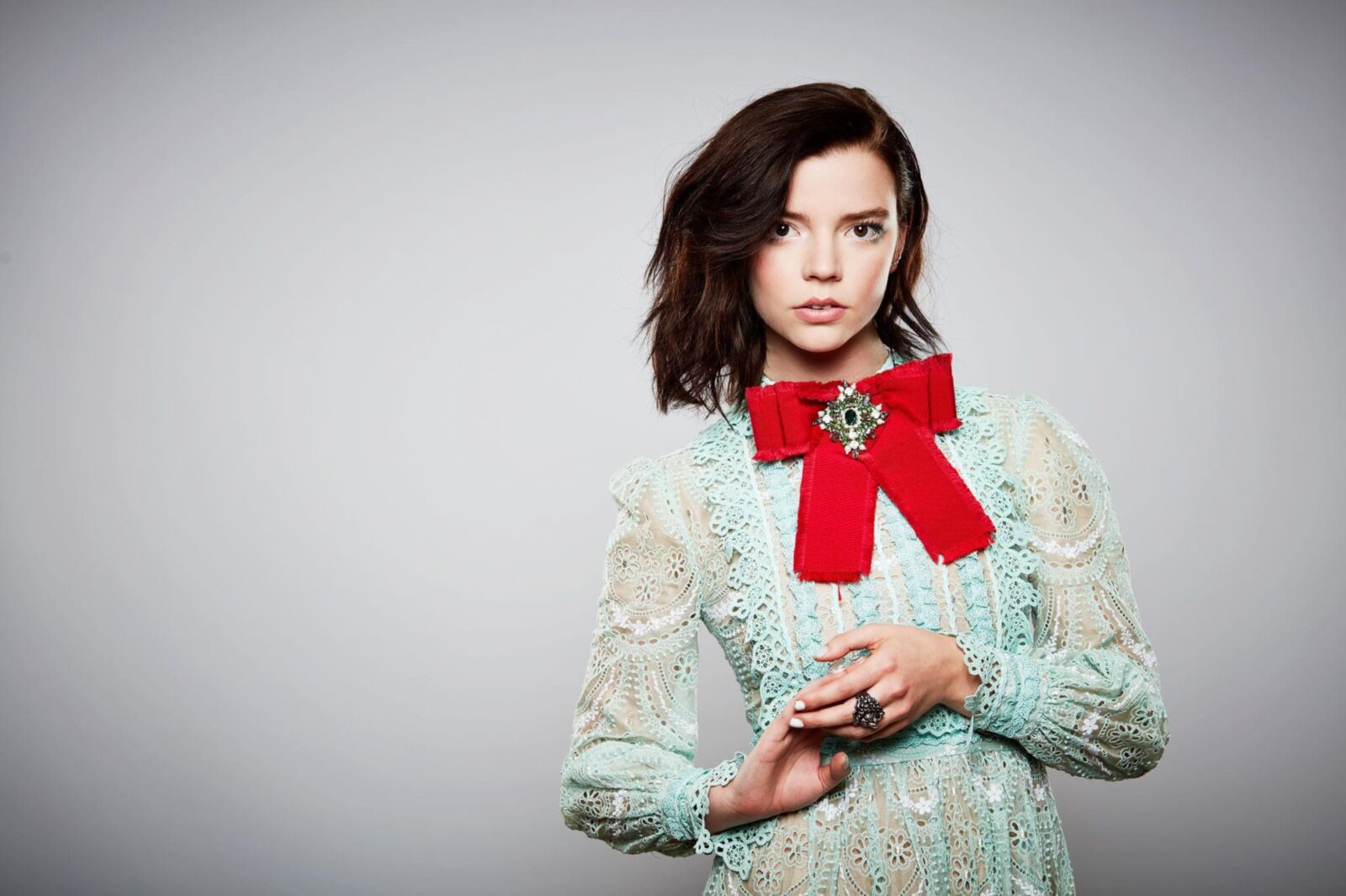 Anya Taylor Joy Red Bow