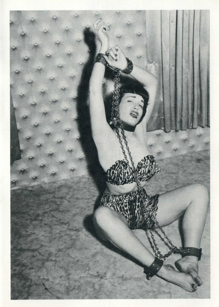 Vintage Bettie Page Bondage