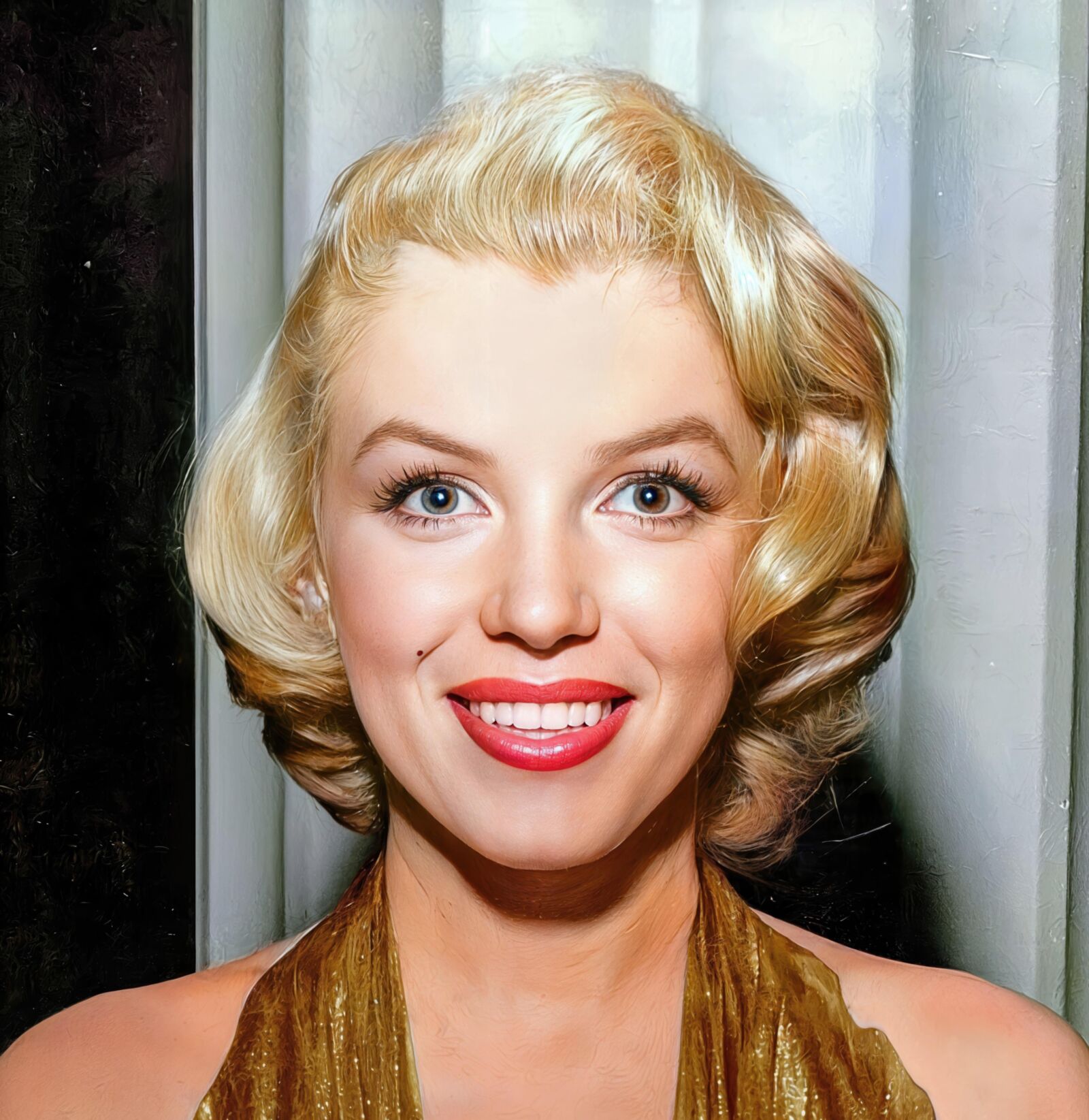 Le visage de Marilyn Monroe dans Ultra High Resolution II