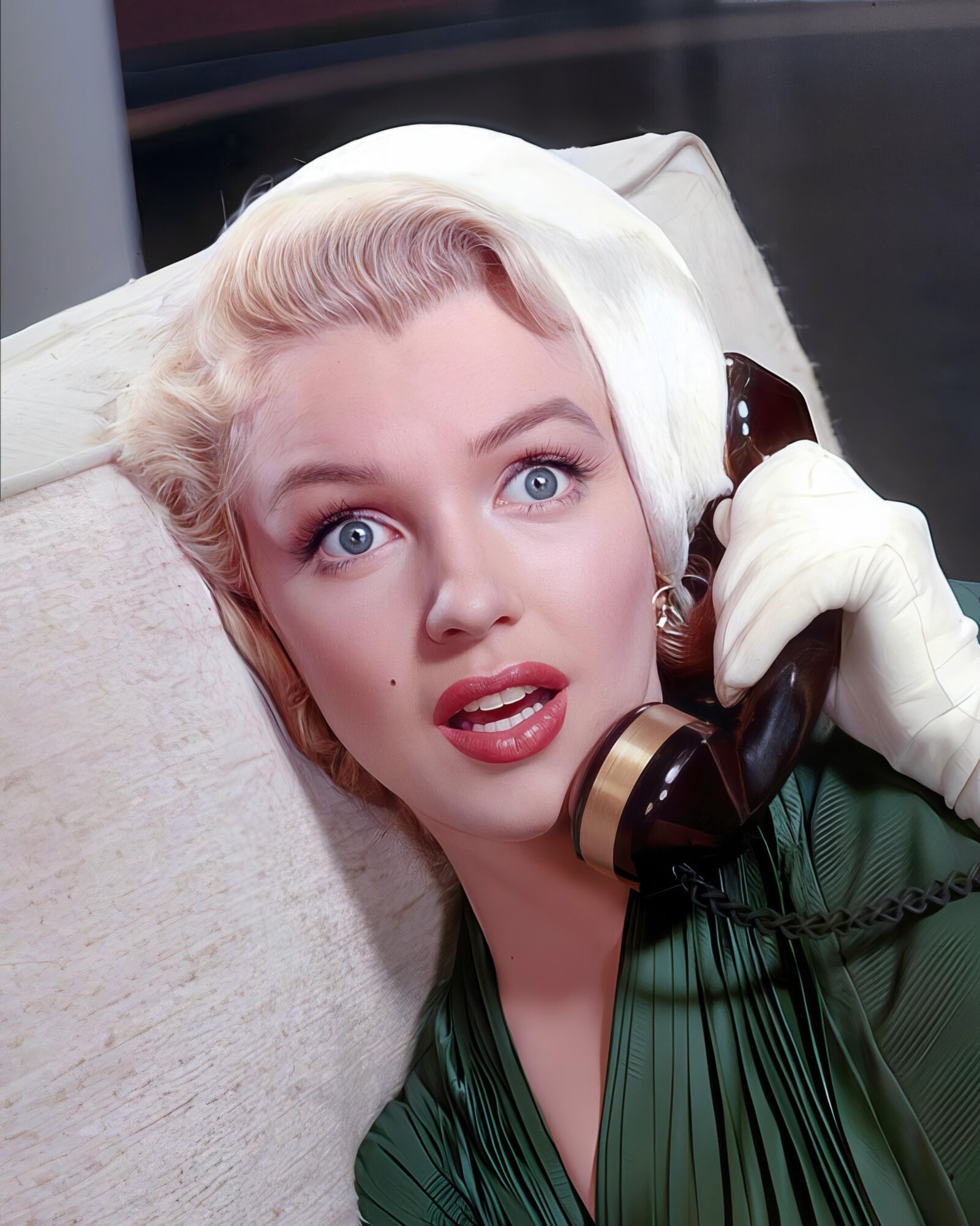 Le visage de Marilyn Monroe dans Ultra High Resolution II