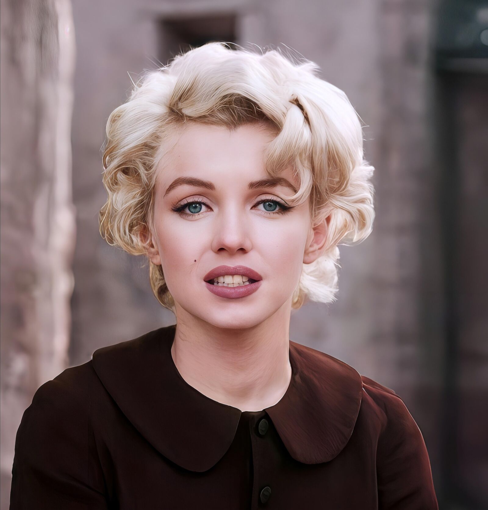 Le visage de Marilyn Monroe dans Ultra High Resolution II