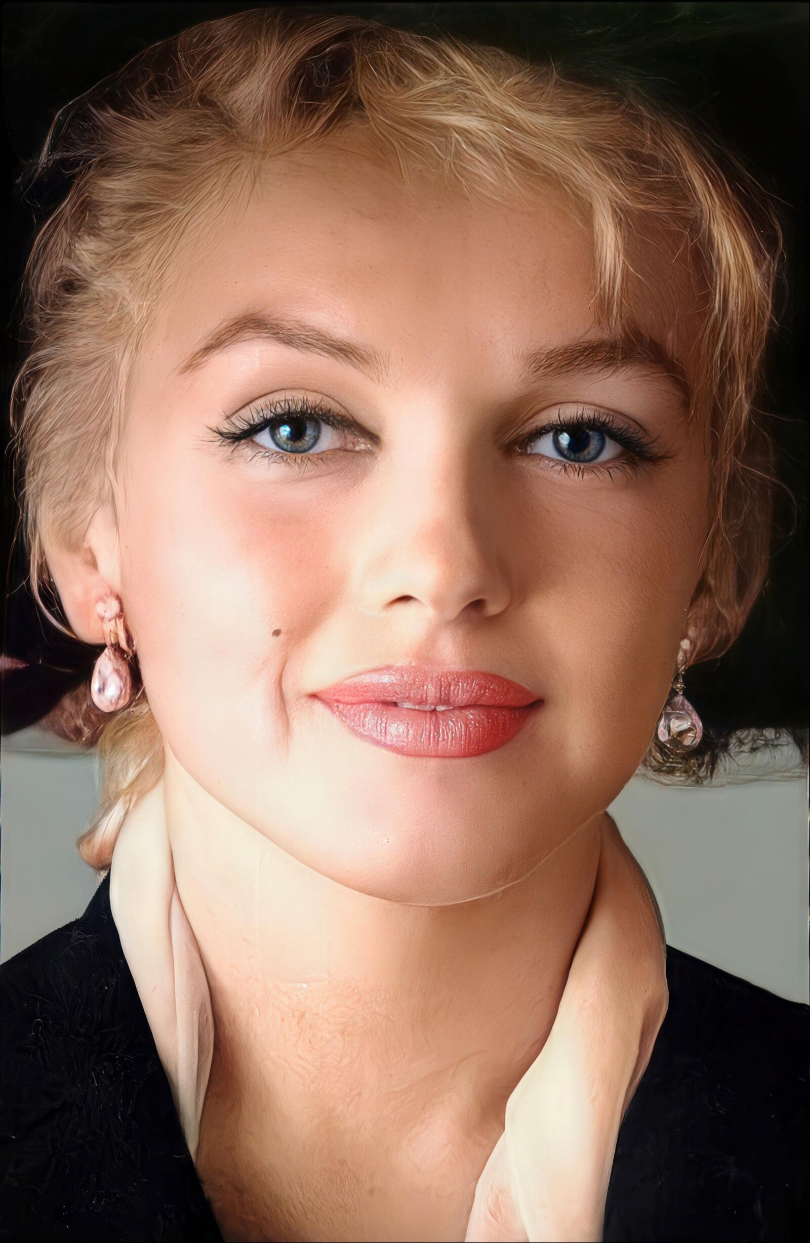 Le visage de Marilyn Monroe dans Ultra High Resolution II