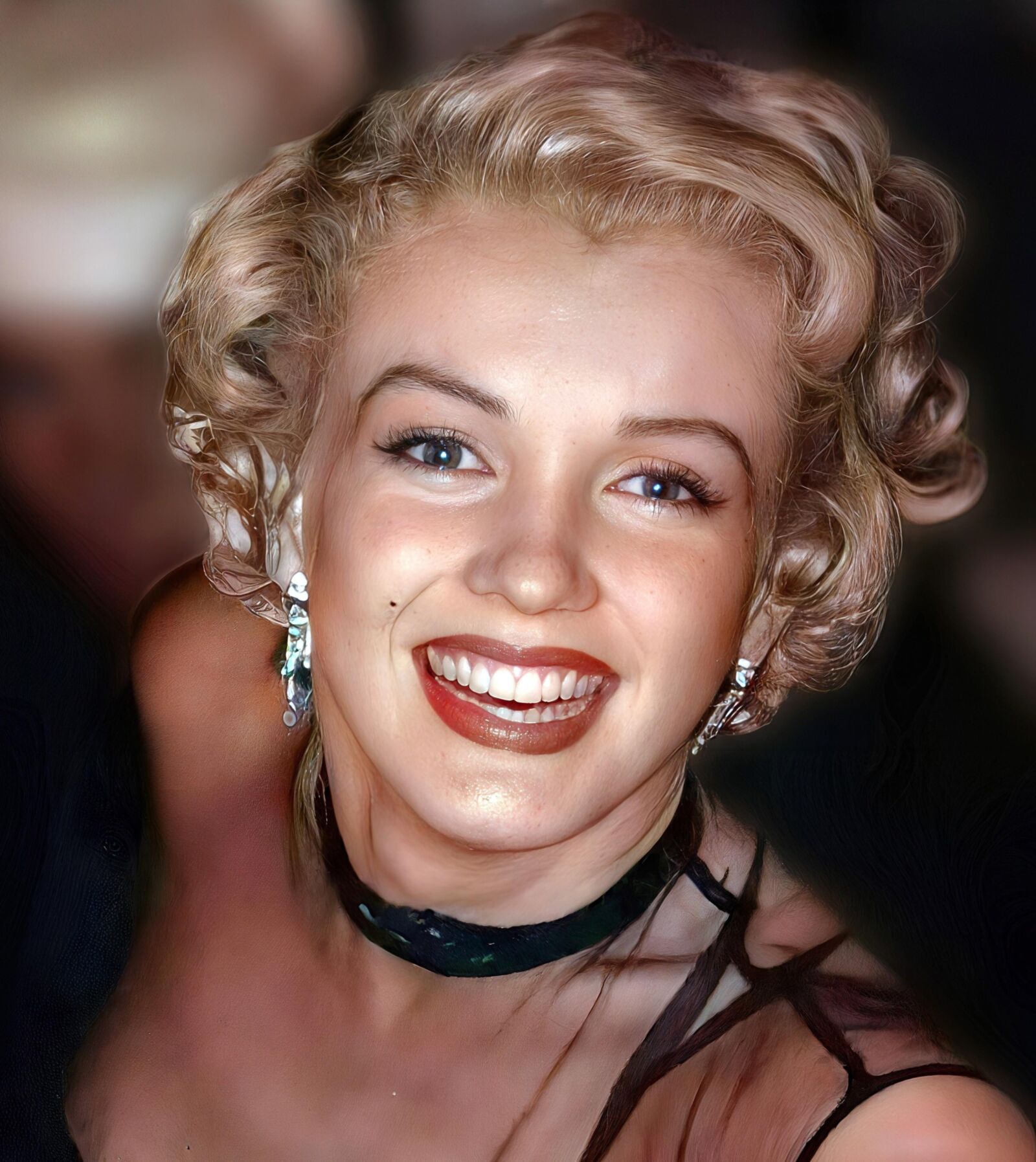 Le visage de Marilyn Monroe dans Ultra High Resolution II