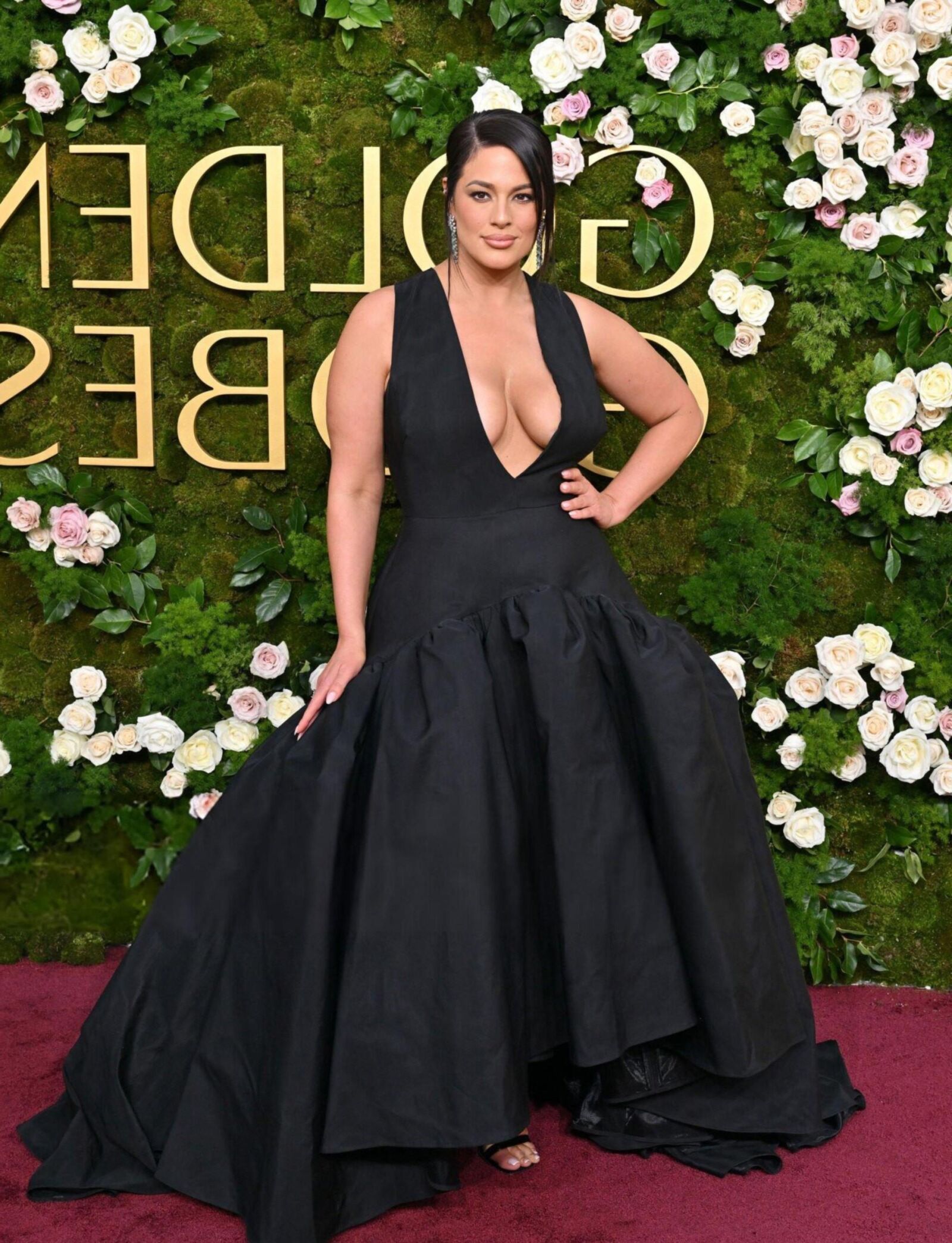 Ashley Graham no Globo de Ouro