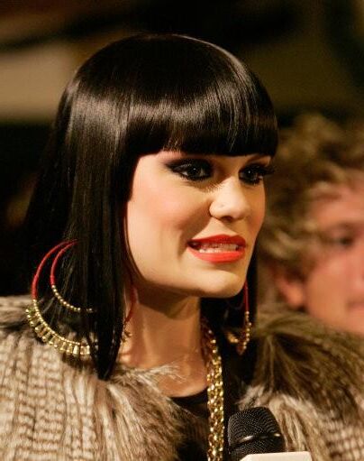 Jessie J Bangs Hair