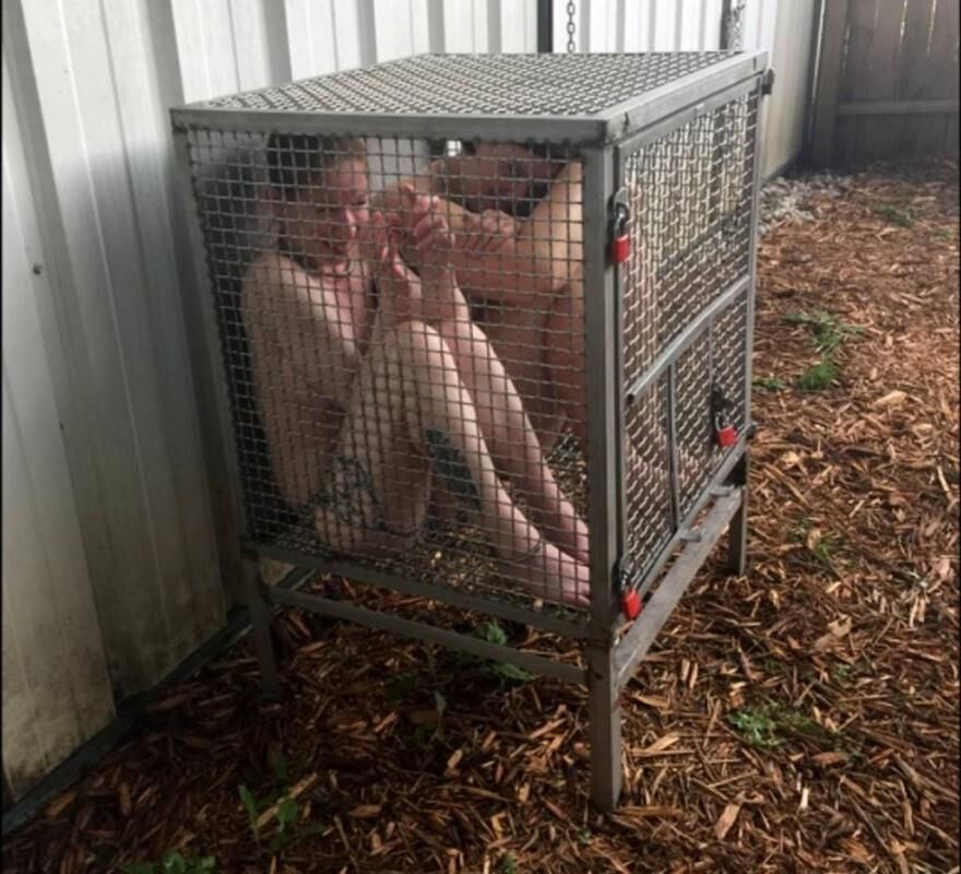 Les femmes en cage hors du filet