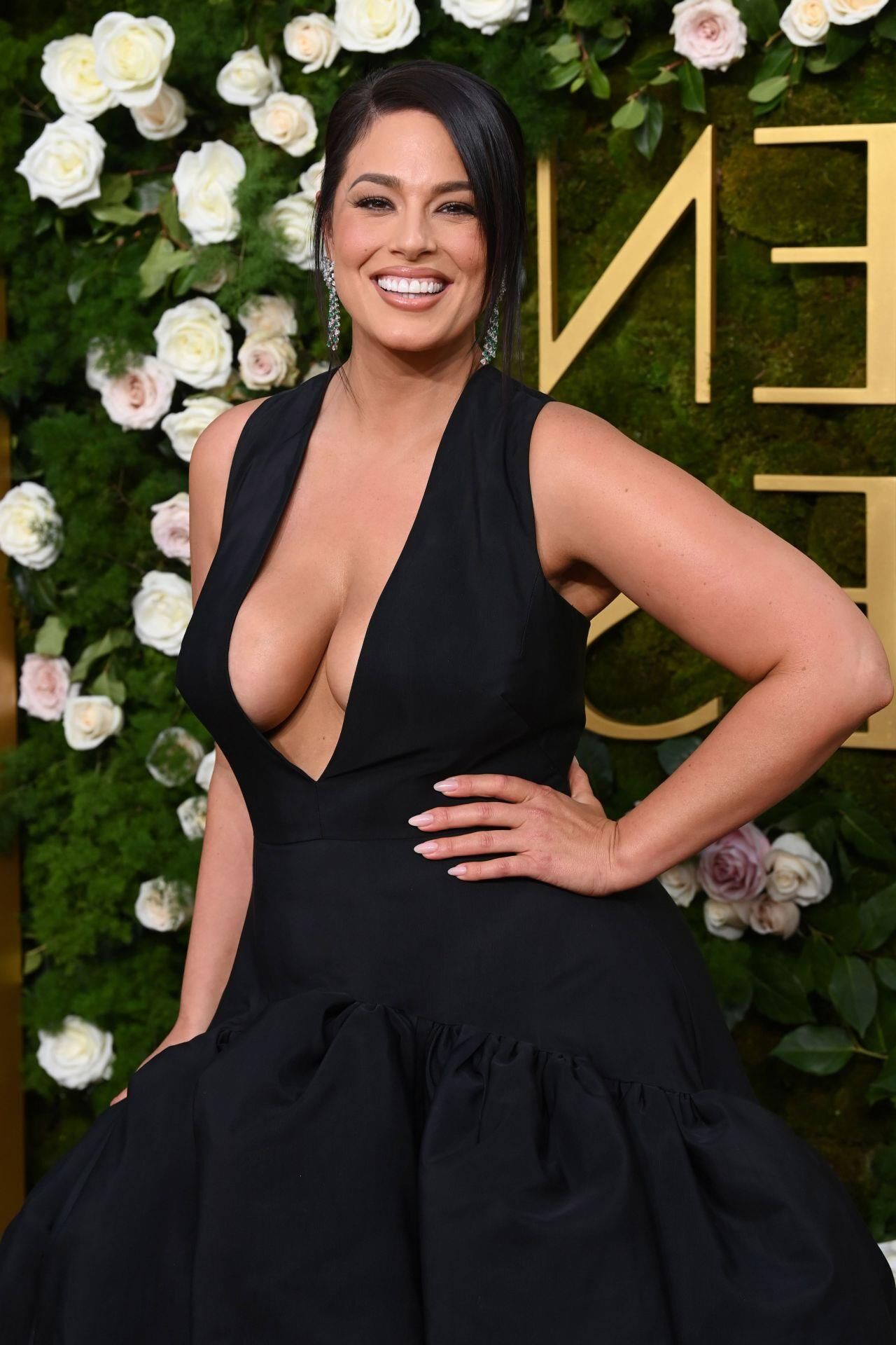 Ashley Graham no Globo de Ouro