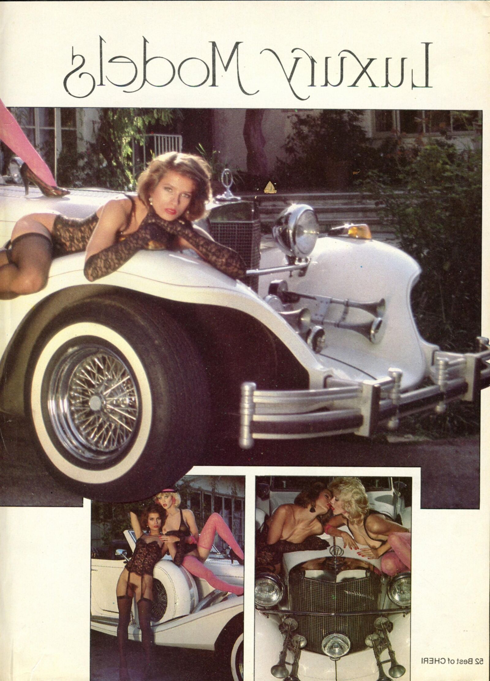 ginger lynn 'cheri v n' magazine ('luxury models')