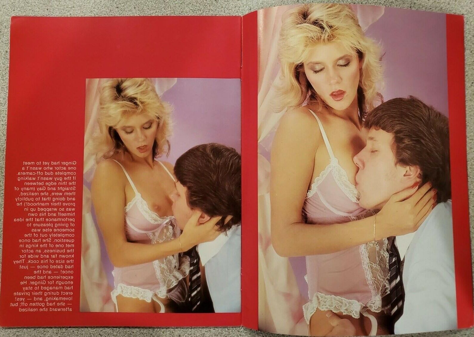 ginger lynn 'deep within GL' magazine