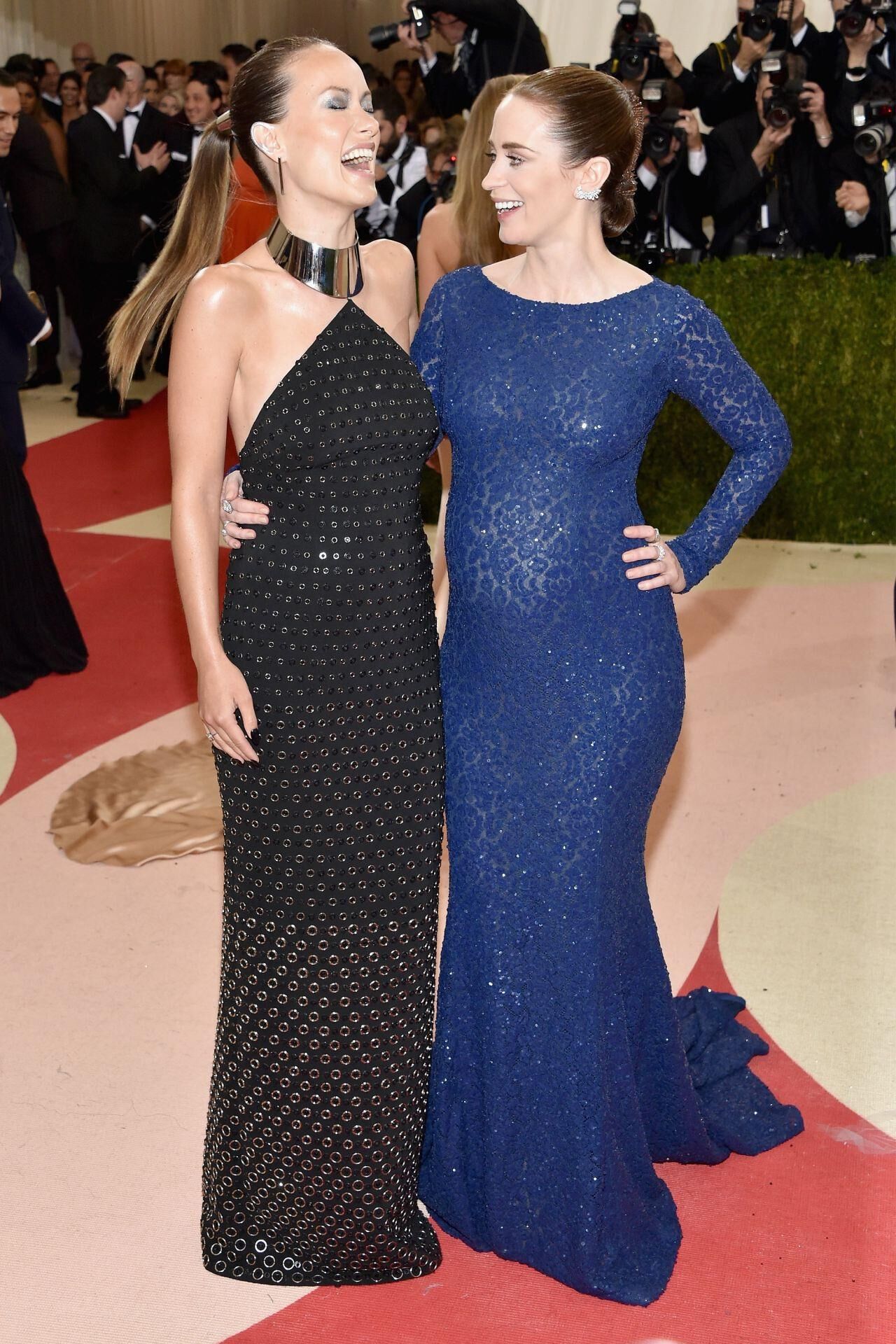 Olivia Wilde & Emily Blunt MET gala