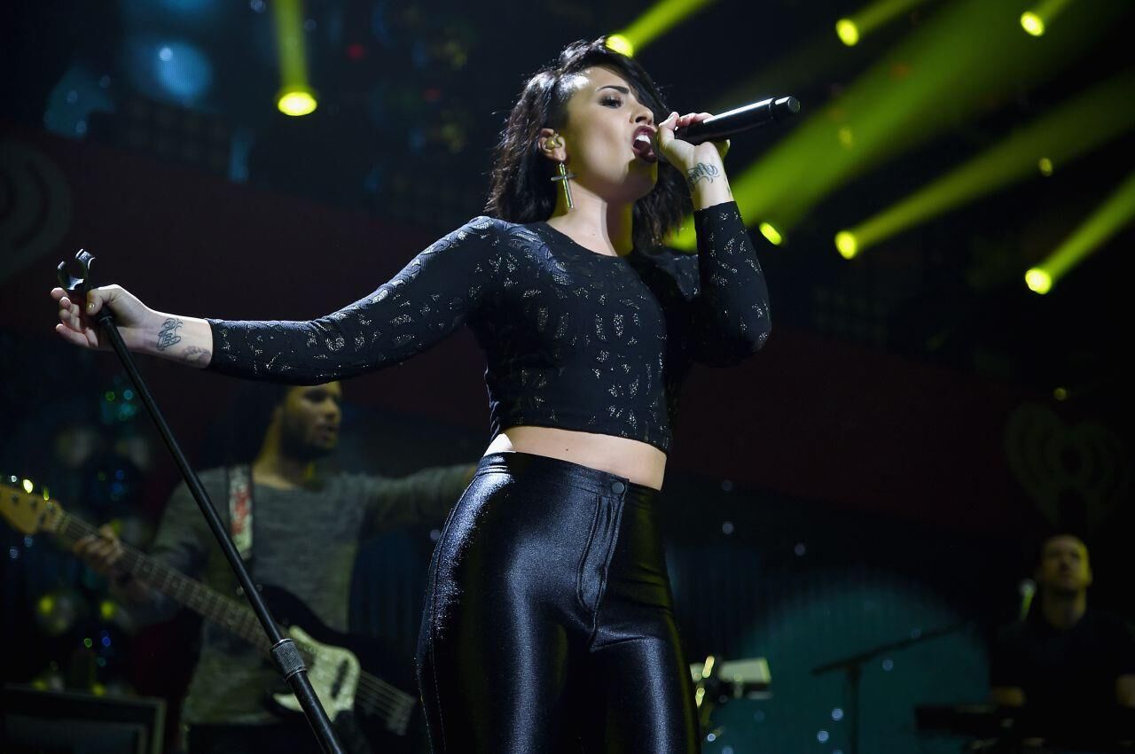 Demi Lovato Performs at . KDWB’s Jingle Ball