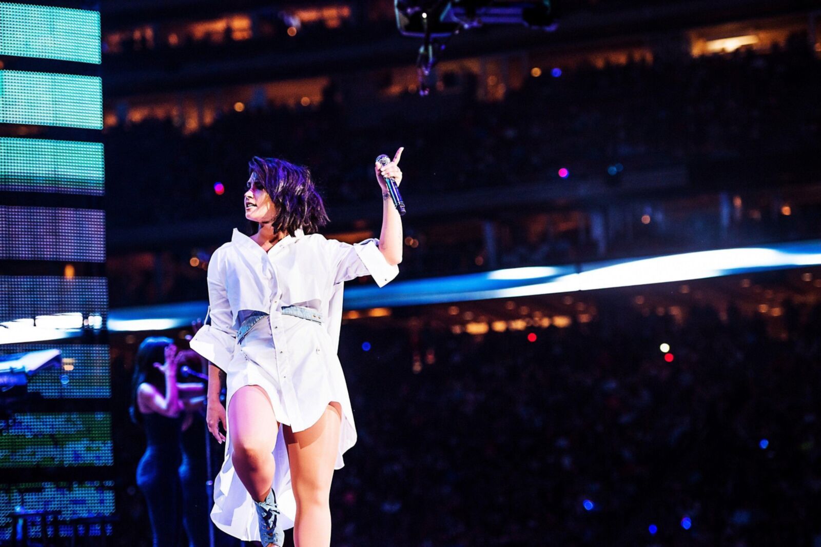 Demi Lovato - jouant au Houston Livestock Show et