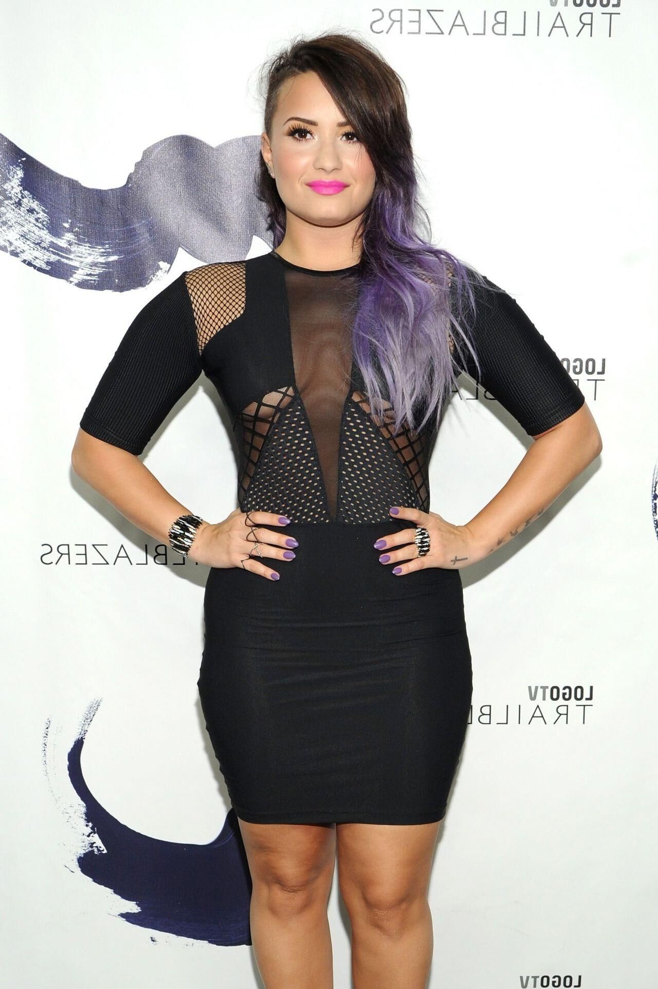 Demi Lovato - Evento Trailblazers da Logo TV em New Yo