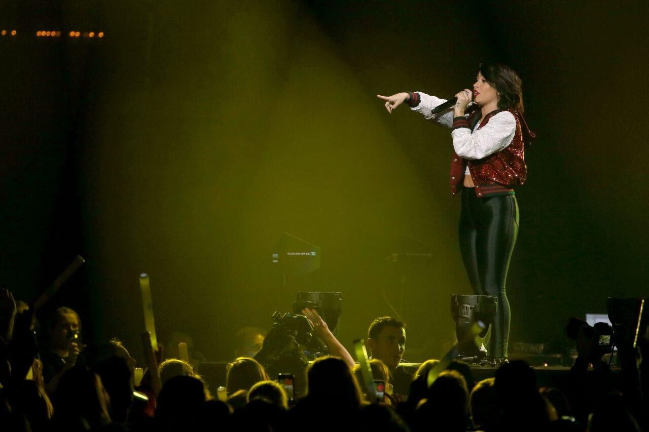 Demi Lovato Performs at . KDWB’s Jingle Ball