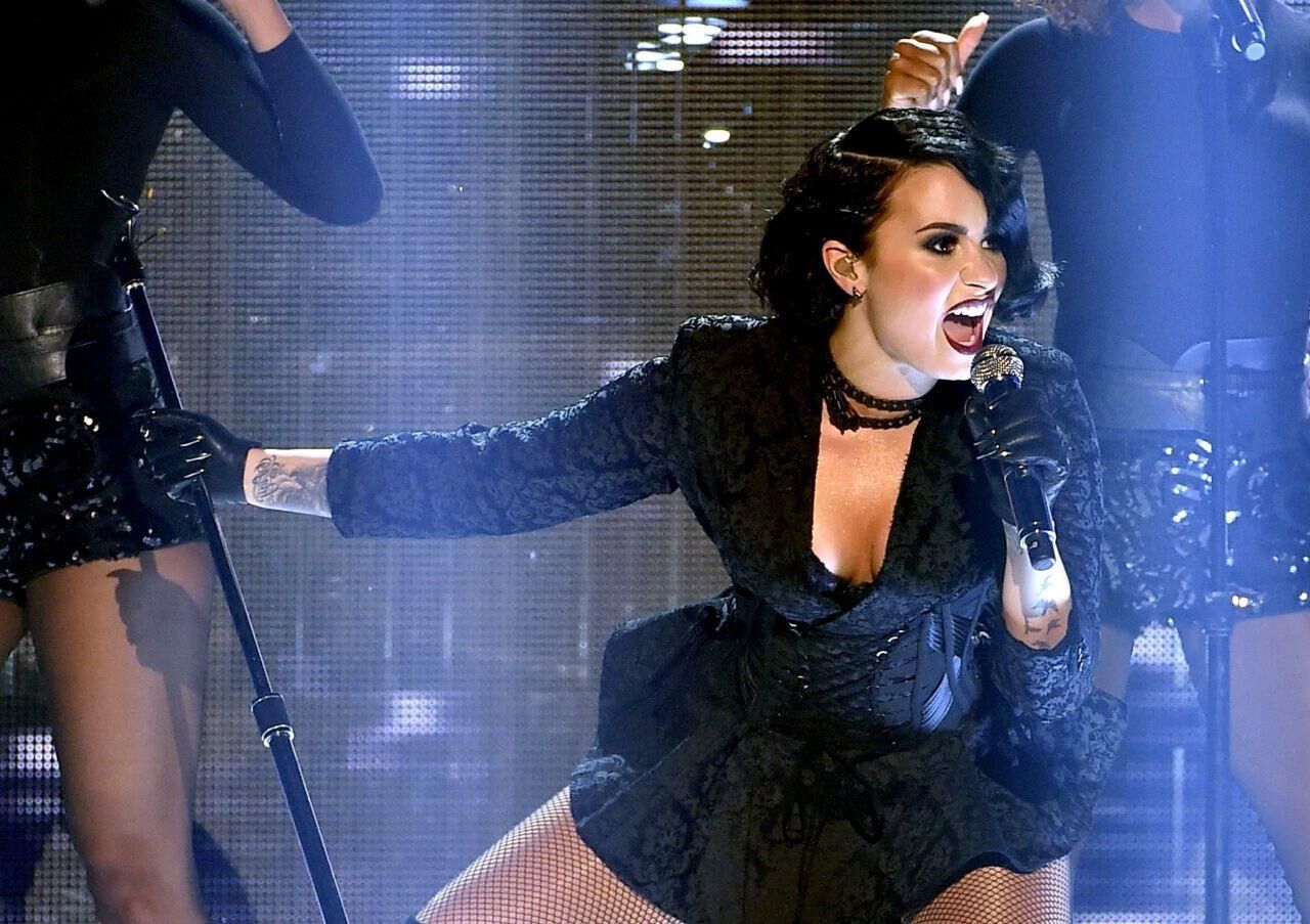 Demi Lovato Performs at American Music Awards